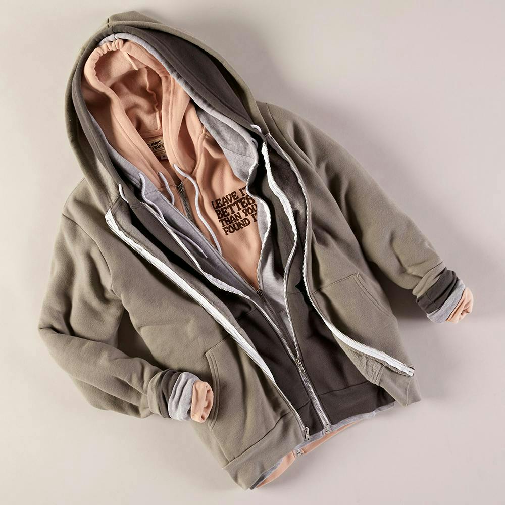 lounge wear photography of hoodies and jackets